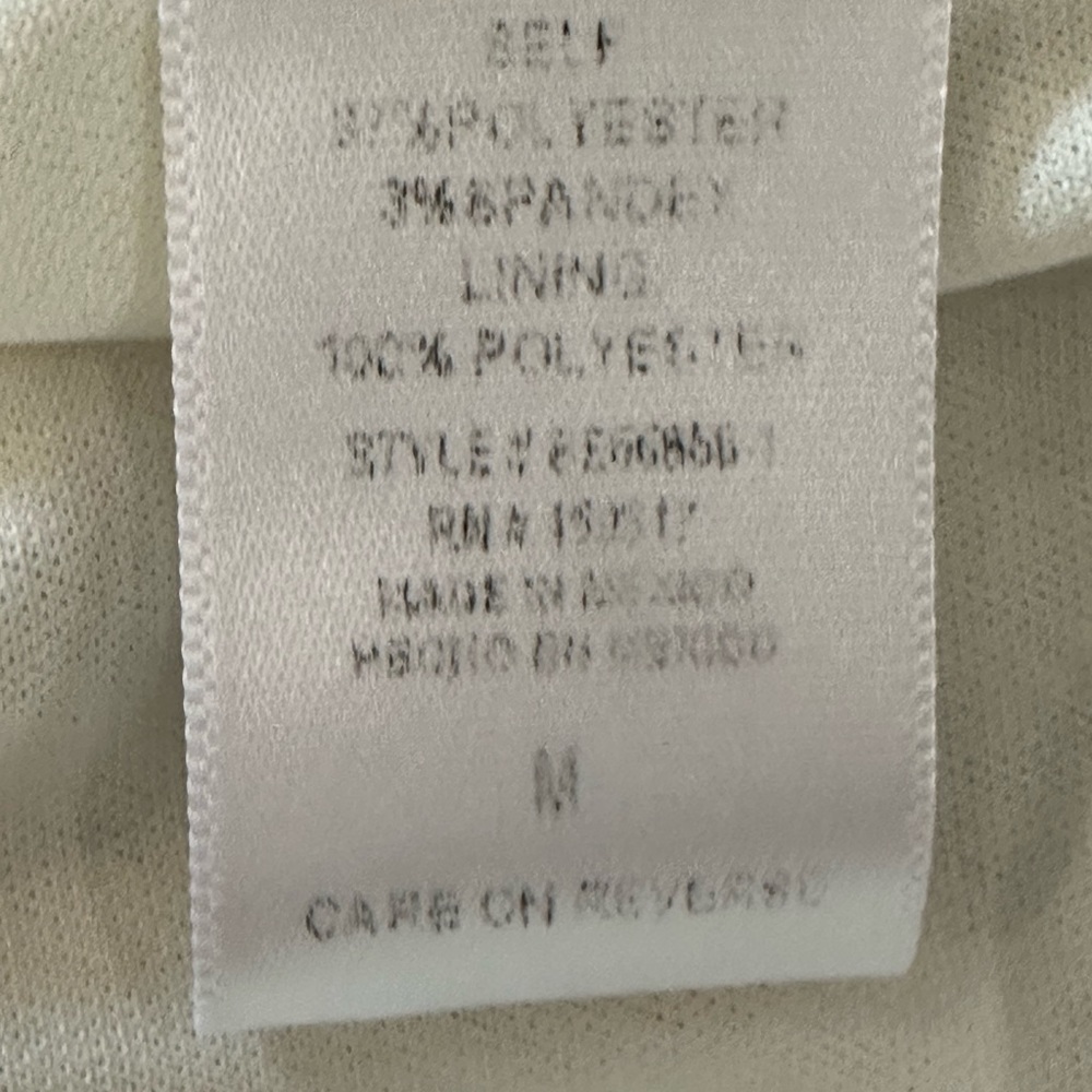 alter'd state dress, cream adjustable strap sun dress, medium - Picture 4 of 5